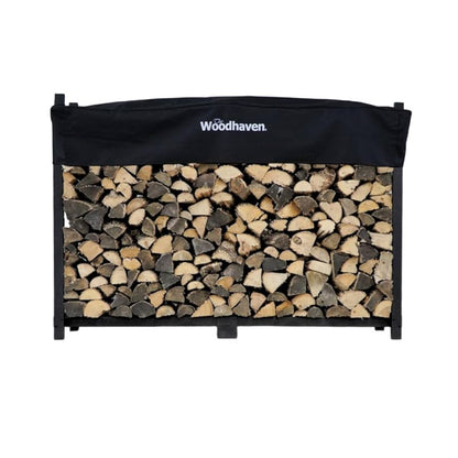 6 Ft Firewood Log Rack with Cover