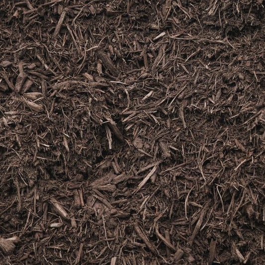 Dyed Brown Mulch by the yard