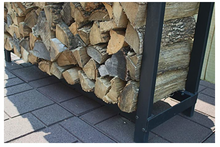 Load image into Gallery viewer, 4 Ft Firewood Log Rack with Cover
