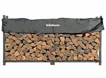 Load image into Gallery viewer, 8 Ft Firewood Log Rack with Cover
